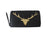 Autumn Sale - Black Leather Stag Cut Out Purse