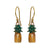 Tiny Pineapple Hook Earrings