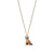Tiny Sitting Fox Necklace