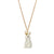 White & Gold Unicorn Bunny Necklace