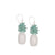 Summer Sale - Mint Pineapple Earrings