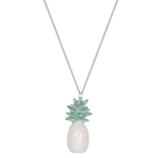 Spring Sale - Mint Pineapple Necklace