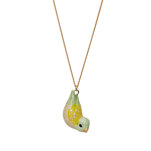 Yellow Parrotlet Necklace